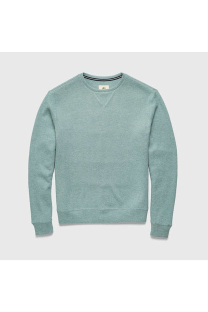 Butch Cashmist Crewneck - Aqua Heather - DUNE + SALT