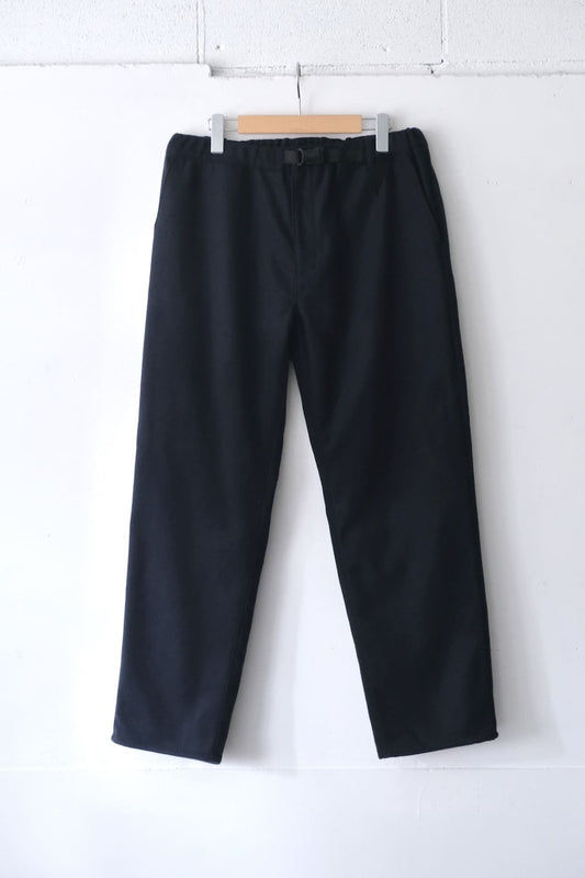 N.O.UN Felted Wool Trouser - Navy Twill
