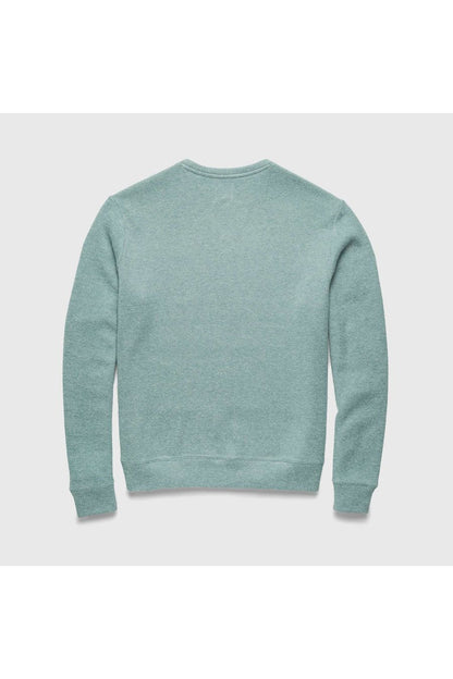 Butch Cashmist Crewneck - Aqua Heather - DUNE + SALT
