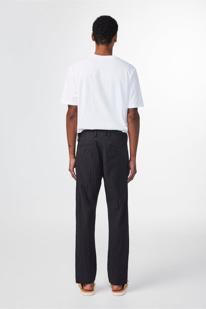 Bill Seersucker Trouser - Black - DUNE + SALT