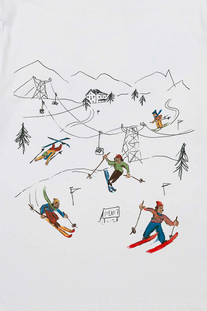 Peak 7 T-Shirt - White - DUNE + SALT