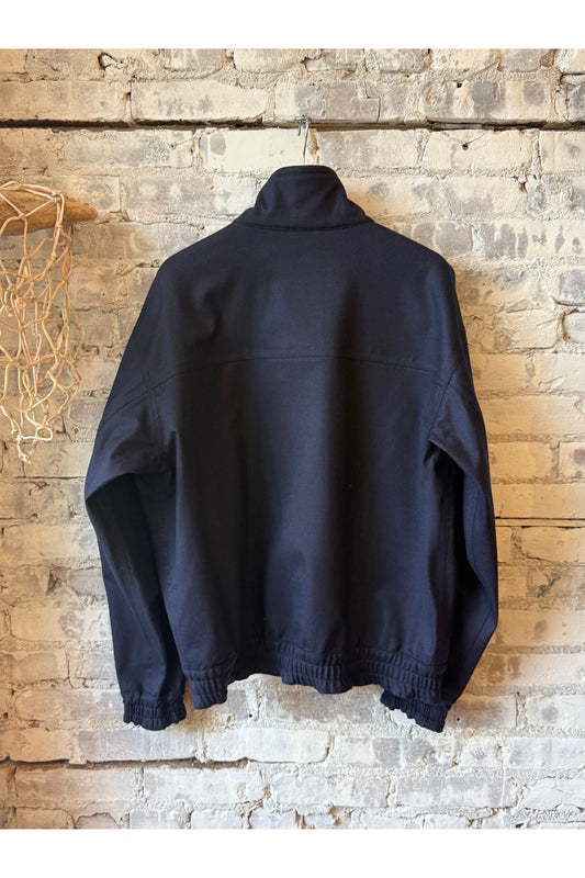 Stanton Wool Twill Jacket - Navy - DUNE + SALT