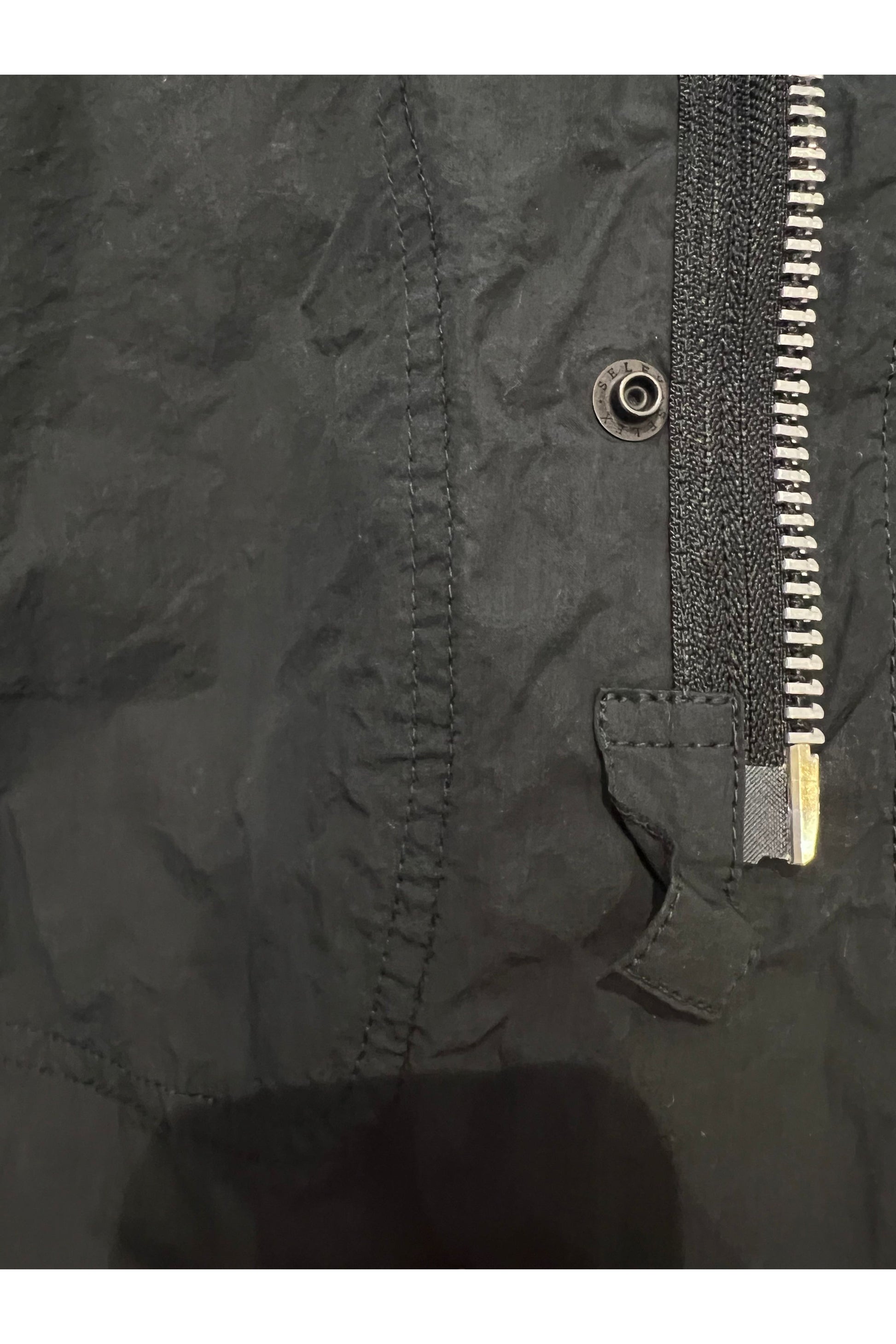 Cotton Twill Typewriter Parka - Black - DUNE + SALT