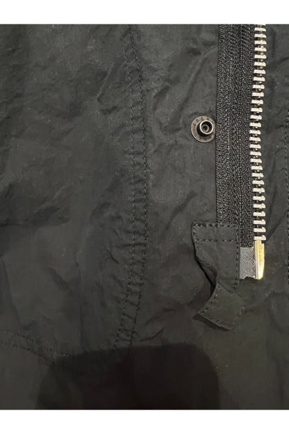 Cotton Twill Typewriter Parka - Black - DUNE + SALT