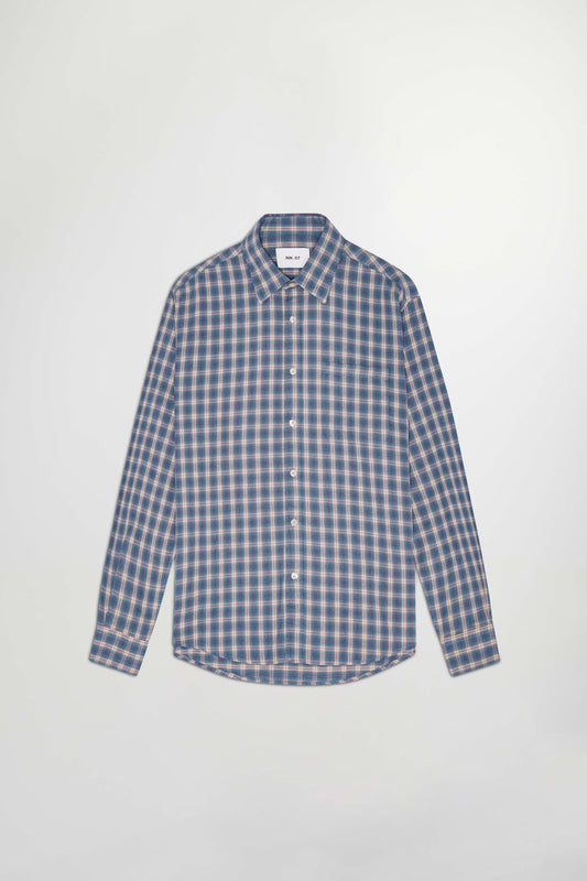 Deon Flannel Shirt - Blue Flannel - DUNE + SALT