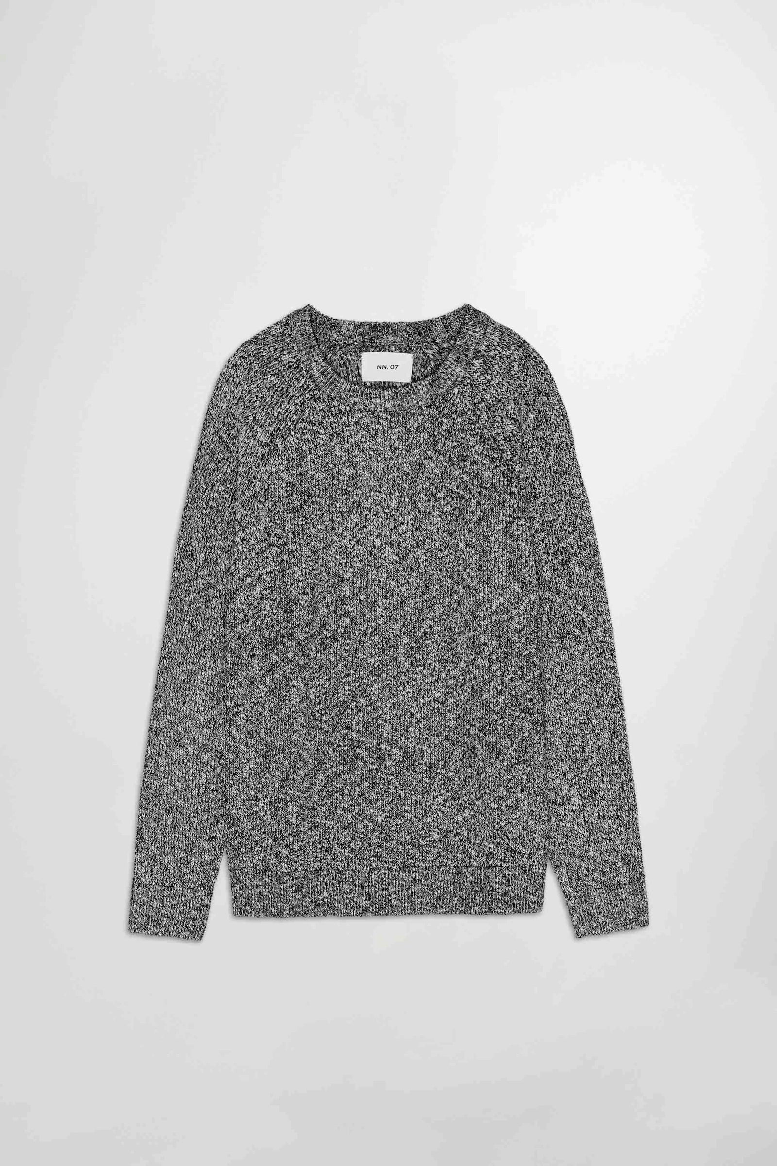 Jacobo Boucle Yarn Sweater - Black - DUNE + SALT
