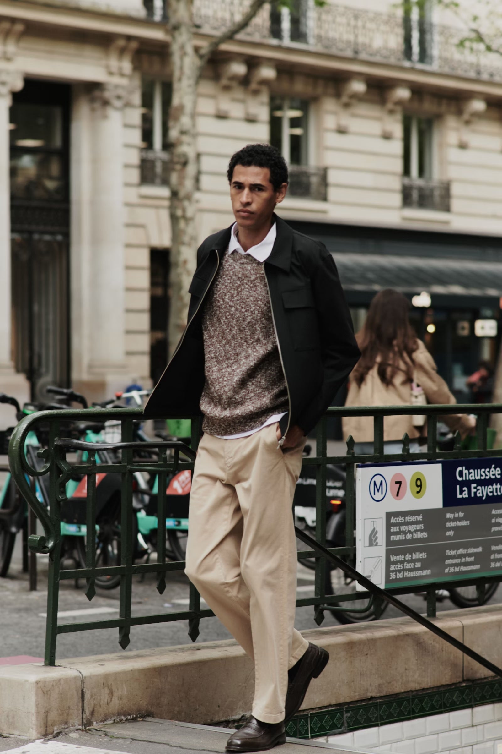 Jacobo Boucle Yarn Sweater - Demitasse - DUNE + SALT