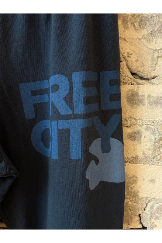 FREECITYLARGE sweatpant - moonshrooms/blues - DUNE + SALT