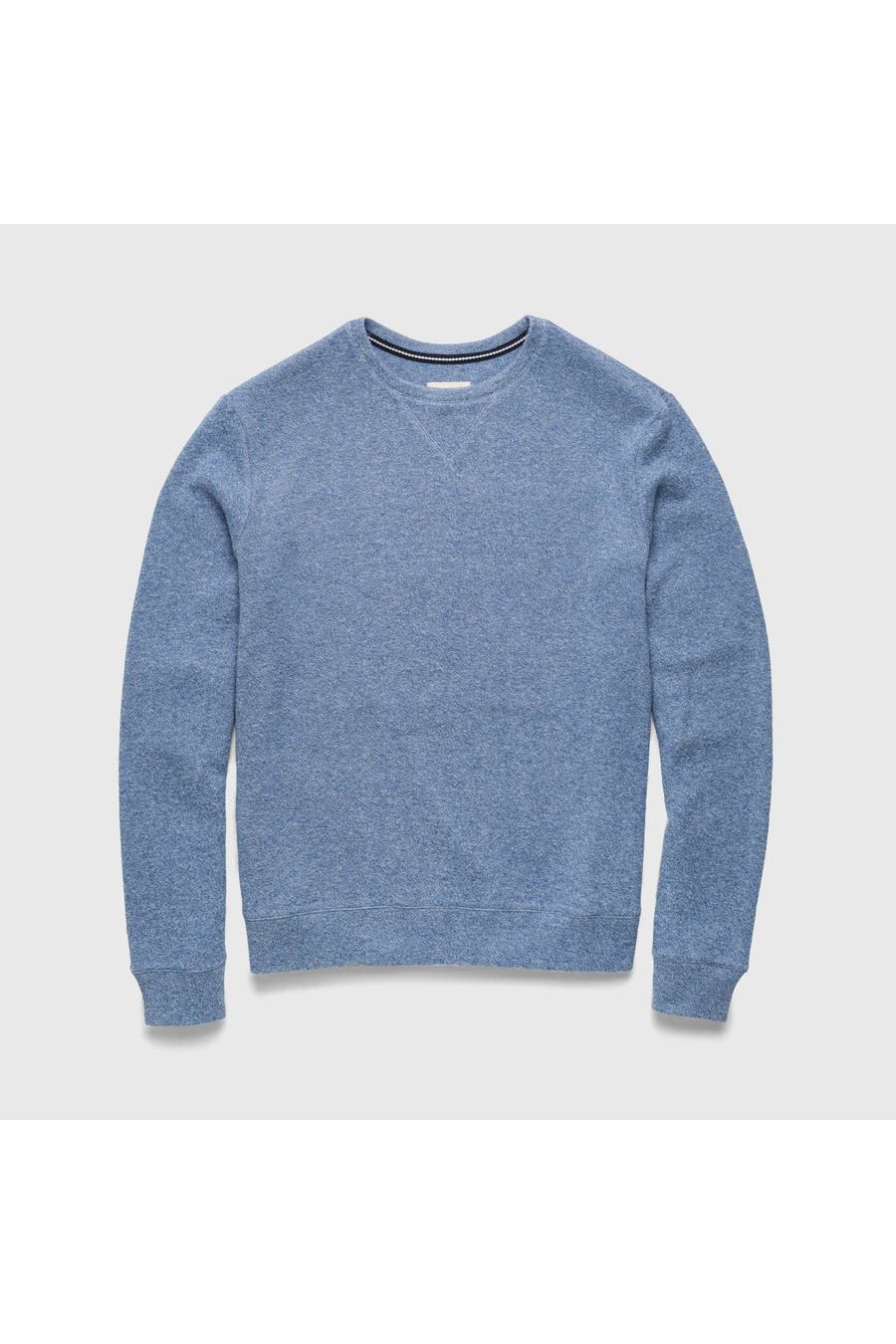 Butch Cashmist Crewneck - Blue Heather - DUNE + SALT