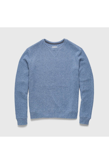 Butch Cashmist Crewneck - Blue Heather - DUNE + SALT
