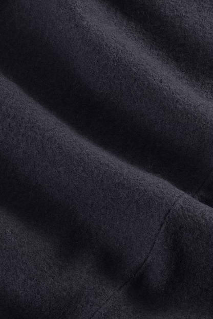 Boiled Wool Blazer - Navy Blue - DUNE + SALT