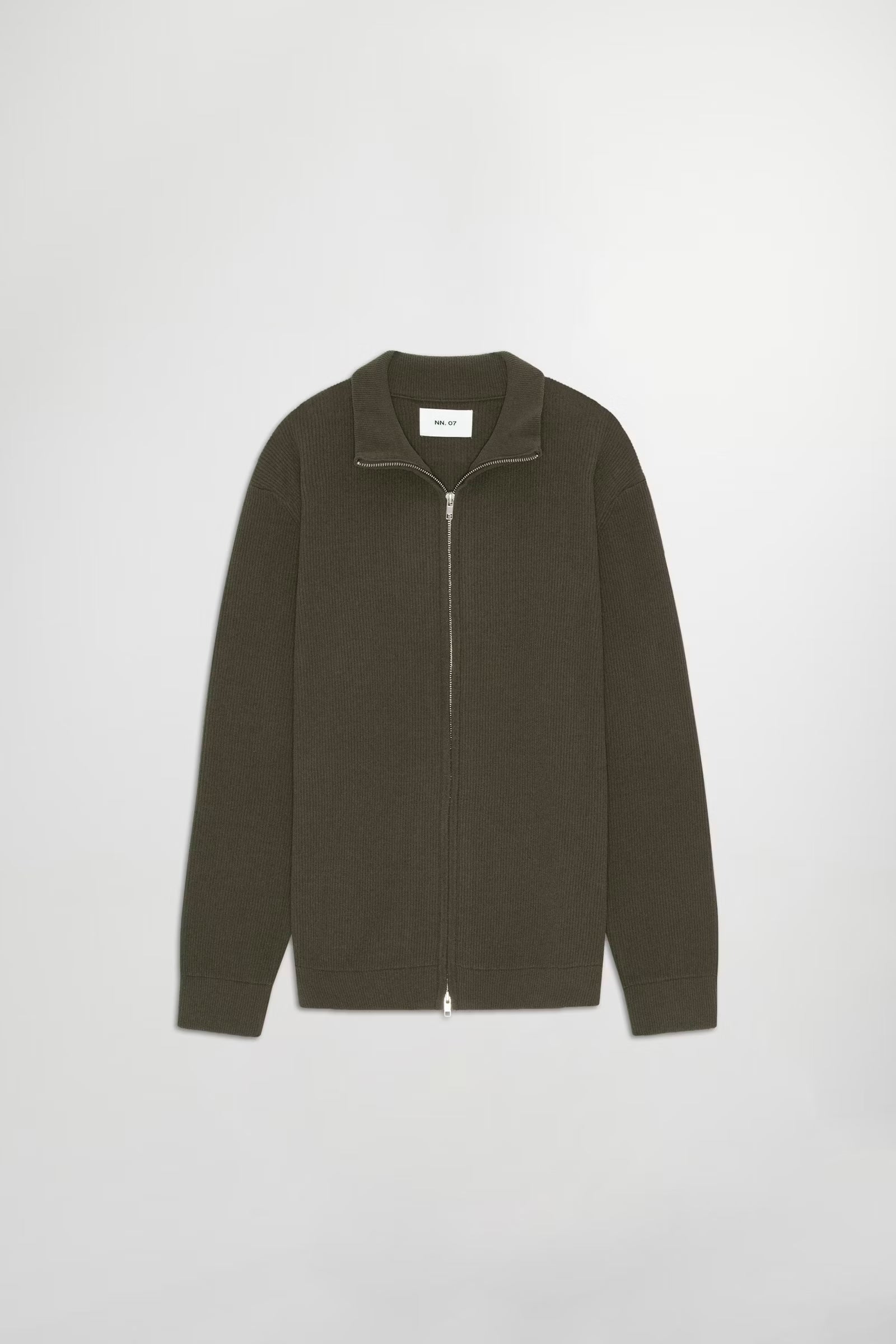 Danny Full Zip Sweater - Dark Army - DUNE + SALT