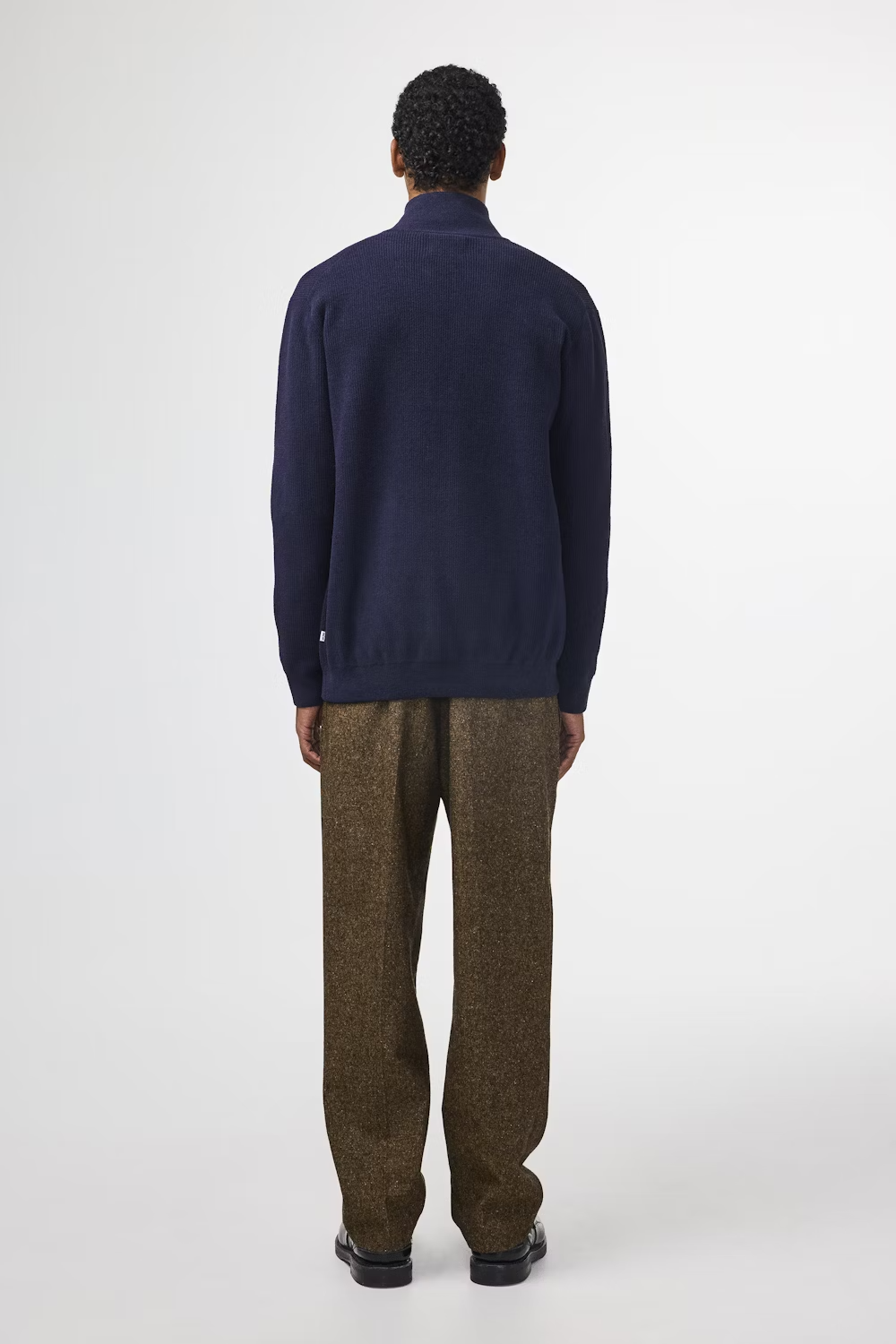Danny Full Zip Sweater - Navy Blue - DUNE + SALT