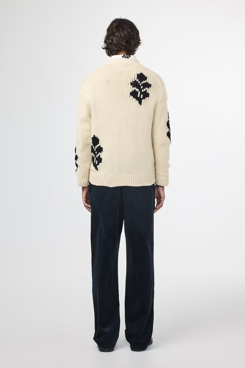Mika Intarsia Cardigan - Ecru - DUNE + SALT