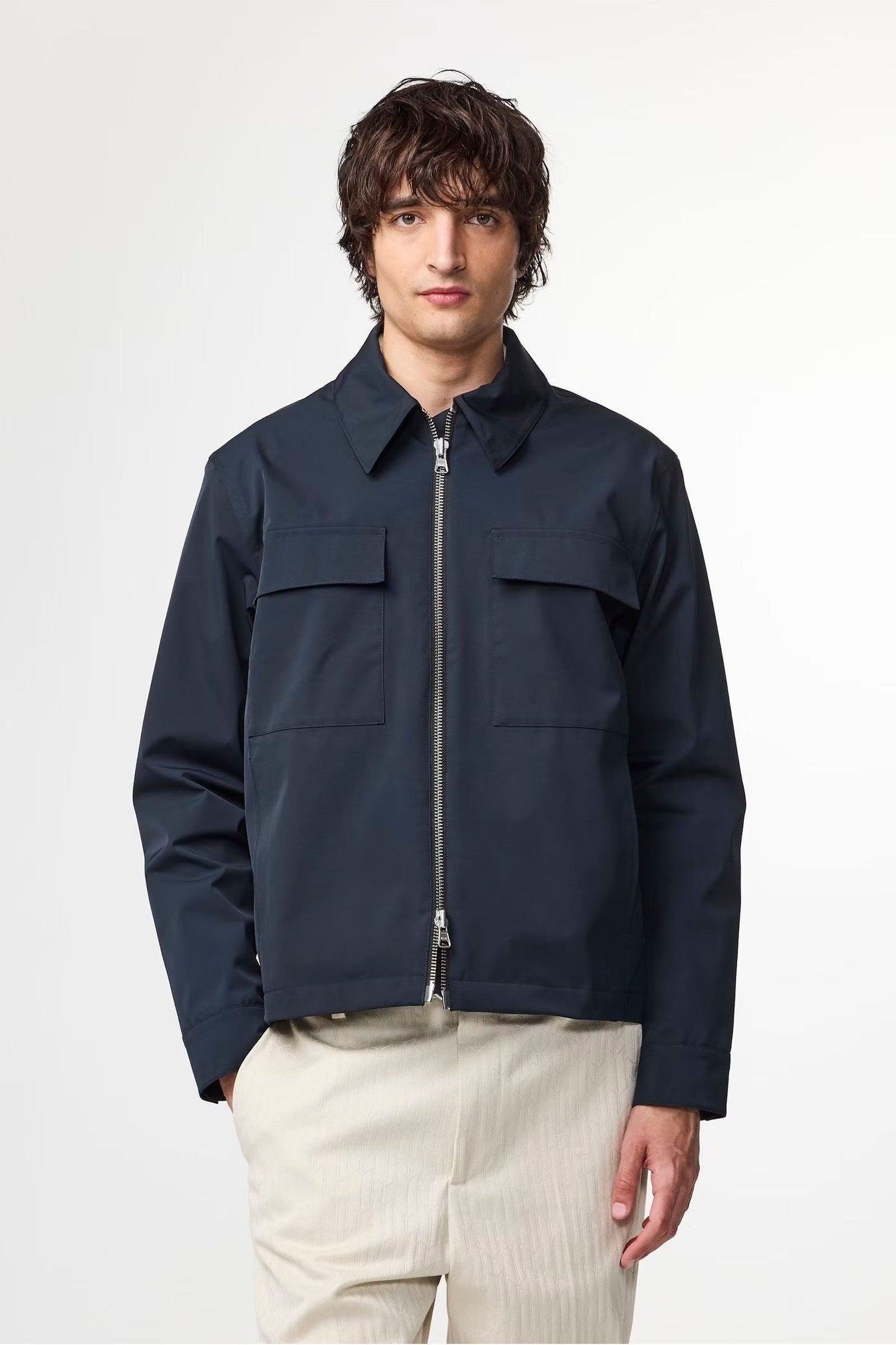 Alban Technical Jacket - Navy Blue - DUNE + SALT