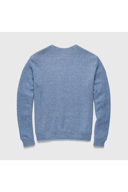Butch Cashmist Crewneck - Blue Heather - DUNE + SALT