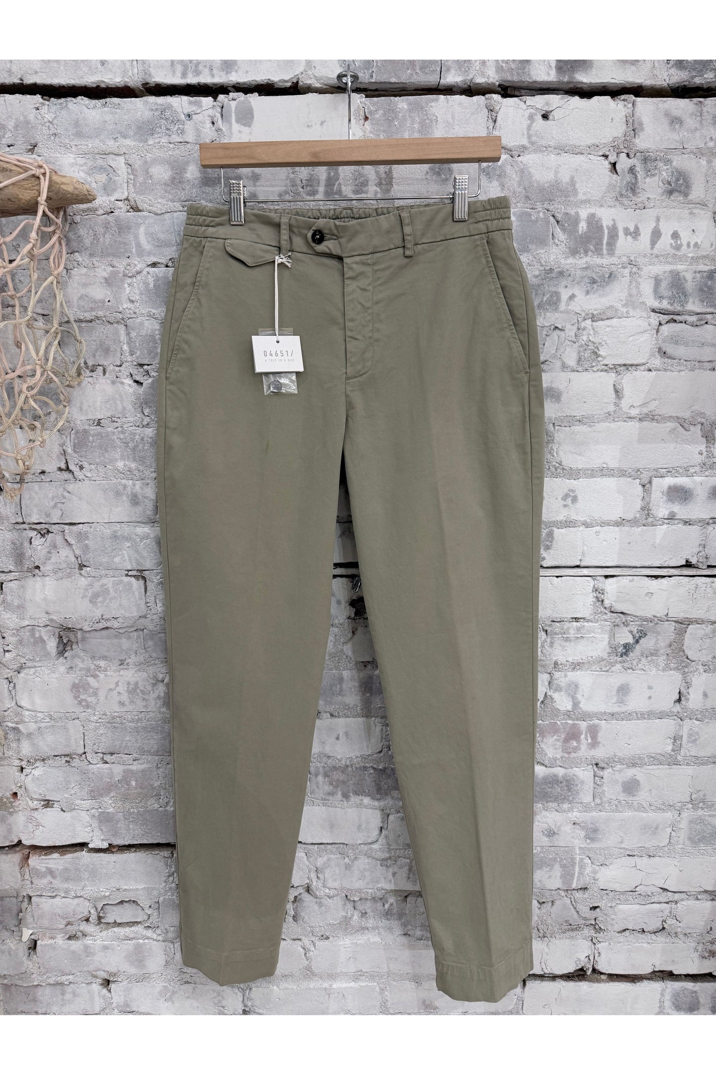 Cotton Sateen Flex Pant - Taupe - DUNE + SALT