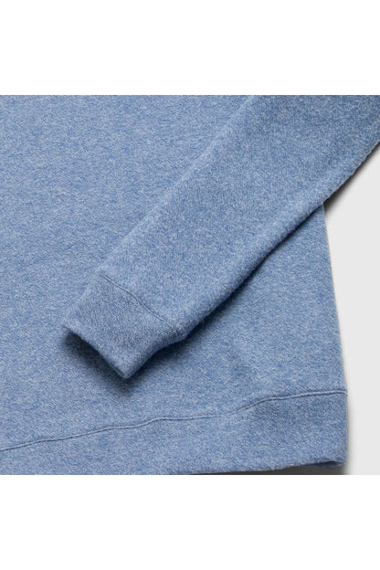 Butch Cashmist Crewneck - Blue Heather - DUNE + SALT