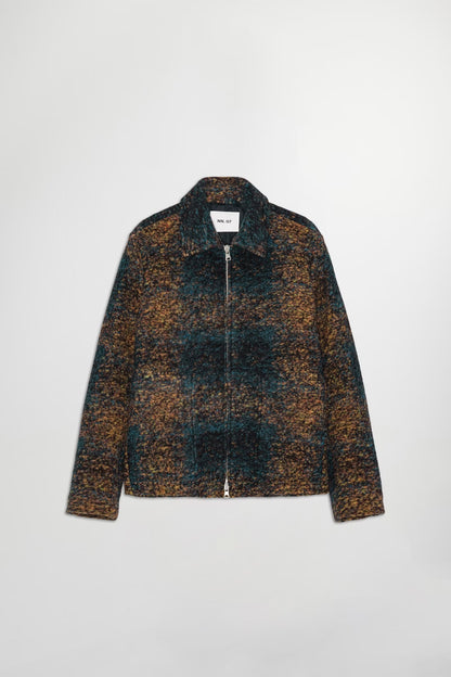 Gael Jacquard Jacket - Blue Multi - DUNE + SALT
