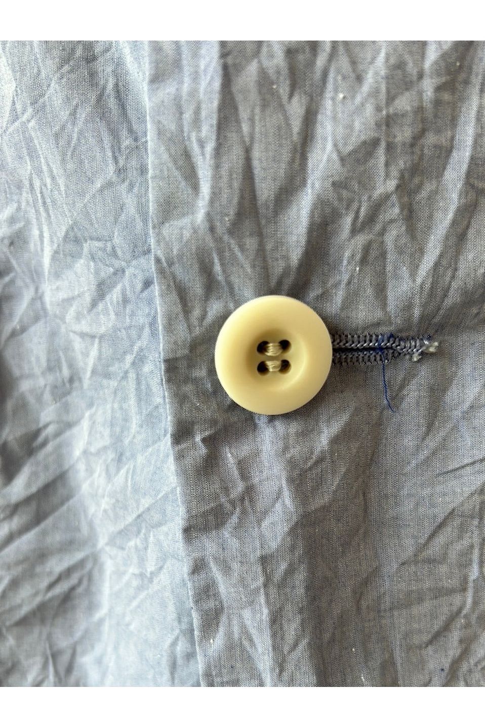 Cotton Typewriter Coverall Jacket - Saxe - DUNE + SALT