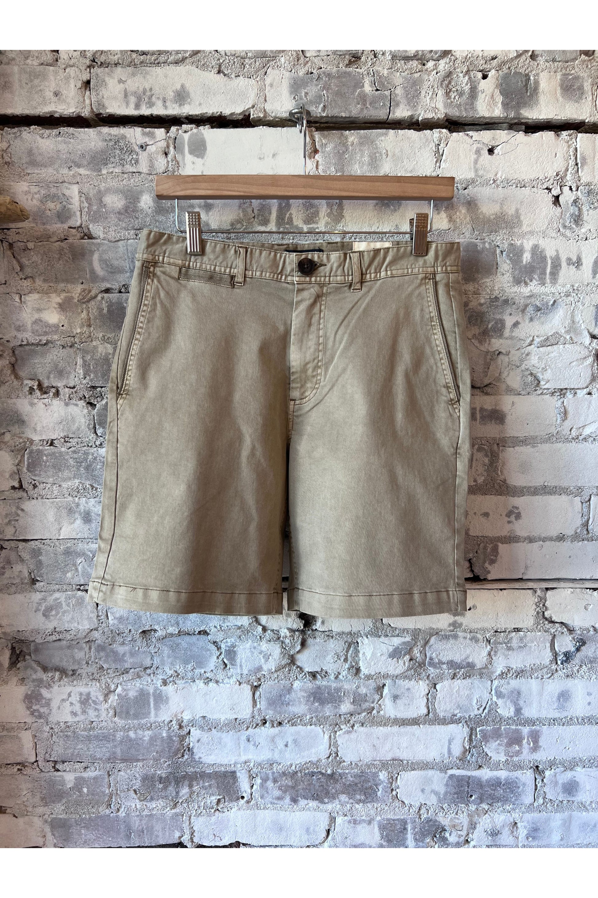 Andrew Stretch Twill Short - Chinchilla - DUNE + SALT