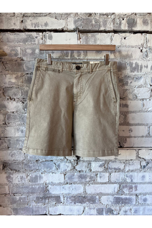 Andrew Stretch Twill Short - Chinchilla - DUNE + SALT