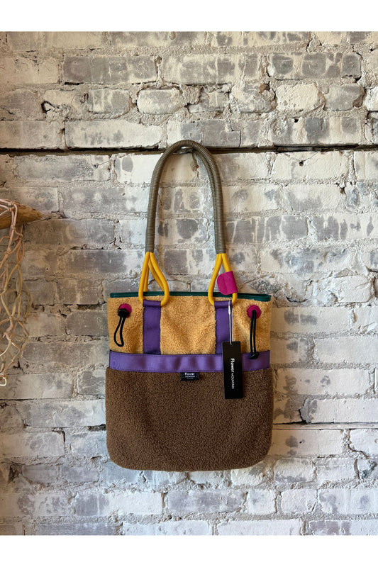 Teddy/Barry Tote Bag - Tan/Brown - DUNE + SALT