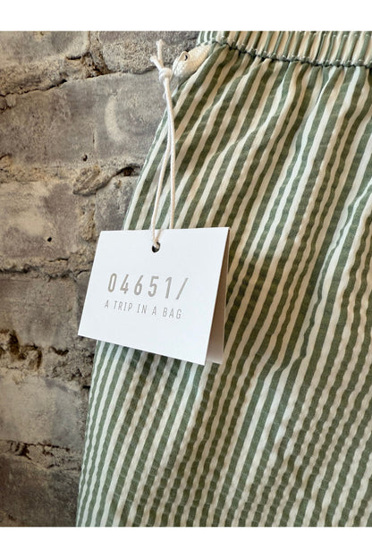 Seersucker Swim Short - Jungle Green - DUNE + SALT