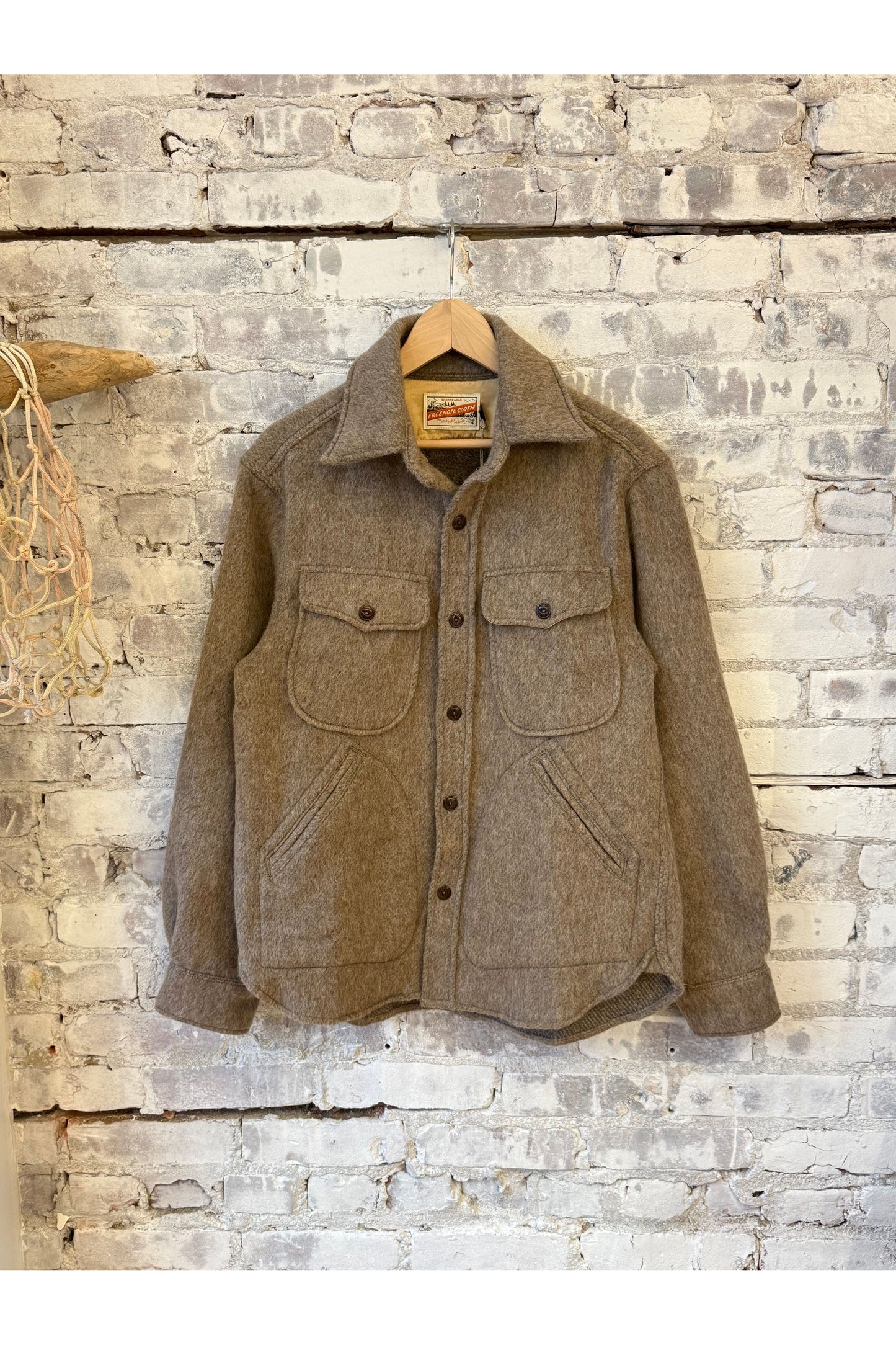 Mendon Wool Shirt Jacket - Tan