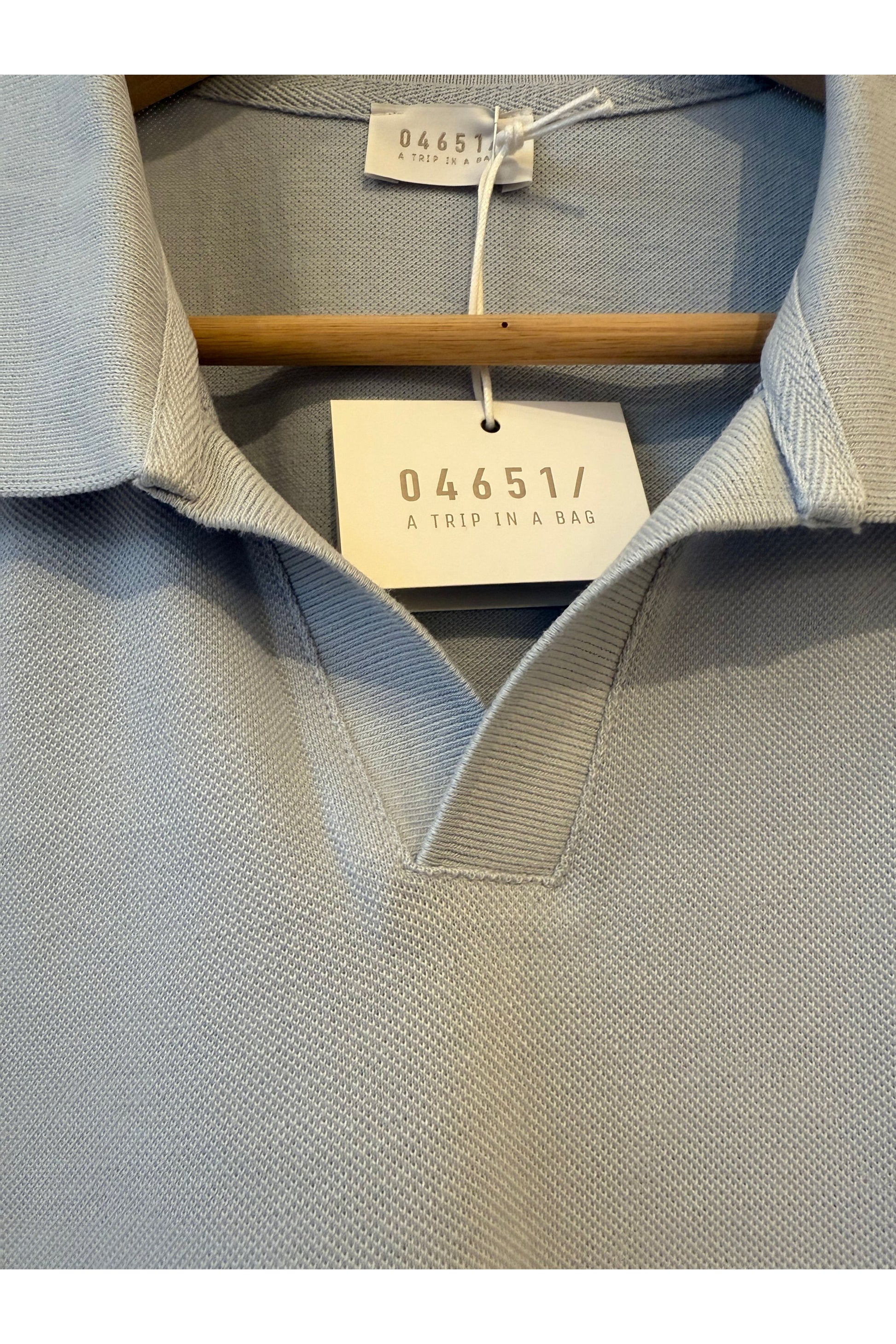 Piqué Johnny Polo - Sky - DUNE + SALT