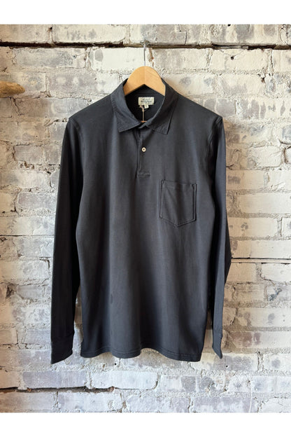 Cotton Piqué Rugby Polo - Thunder - DUNE + SALT