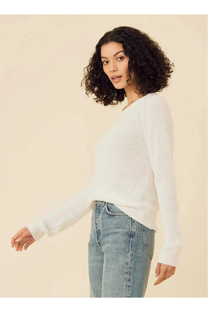 Raleigh Pullover - White - DUNE + SALT