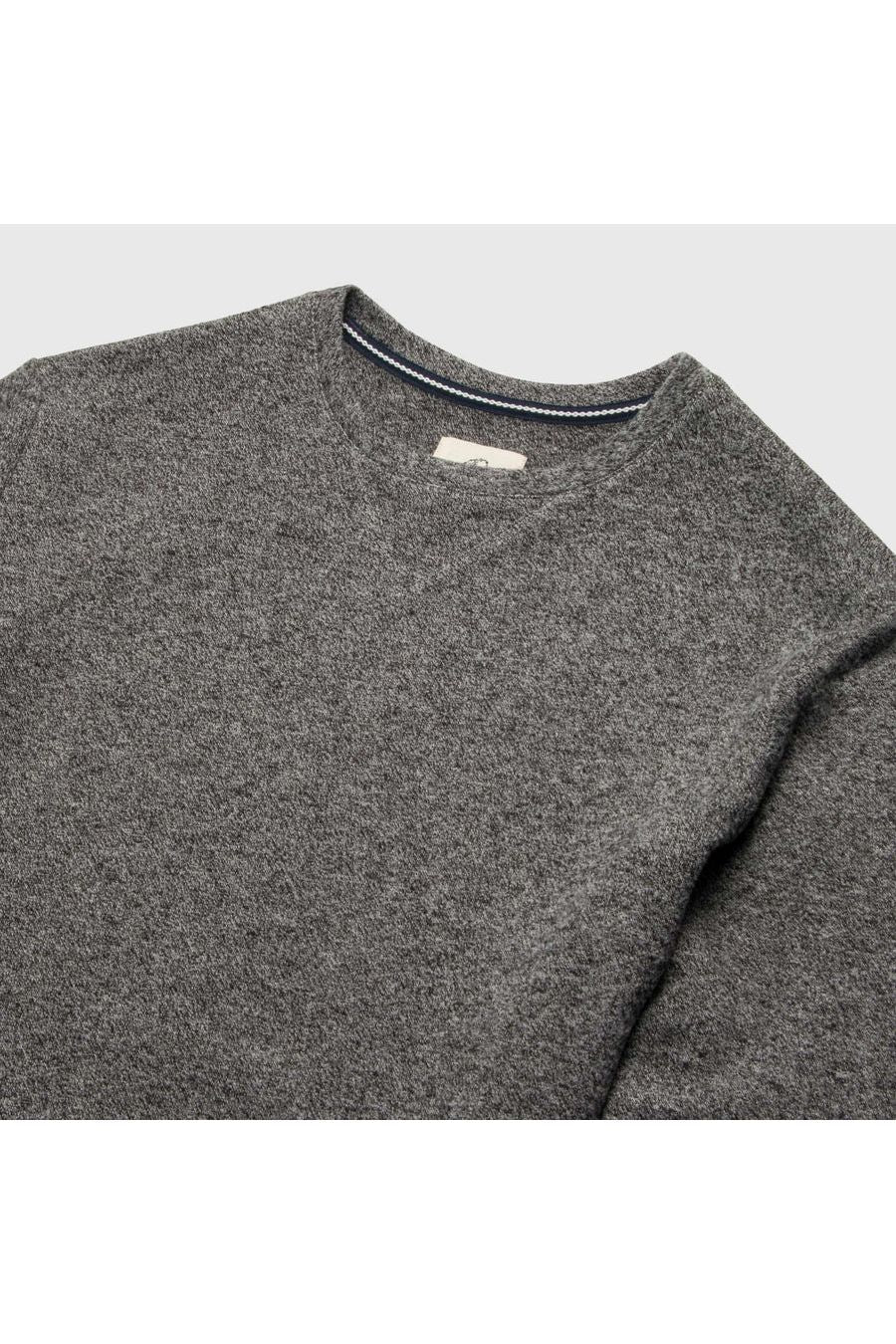 Butch Cashmist Crewneck - Charcoal Heather - DUNE + SALT