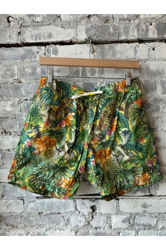 Printed Swim Short - Jungle Gold - DUNE + SALT