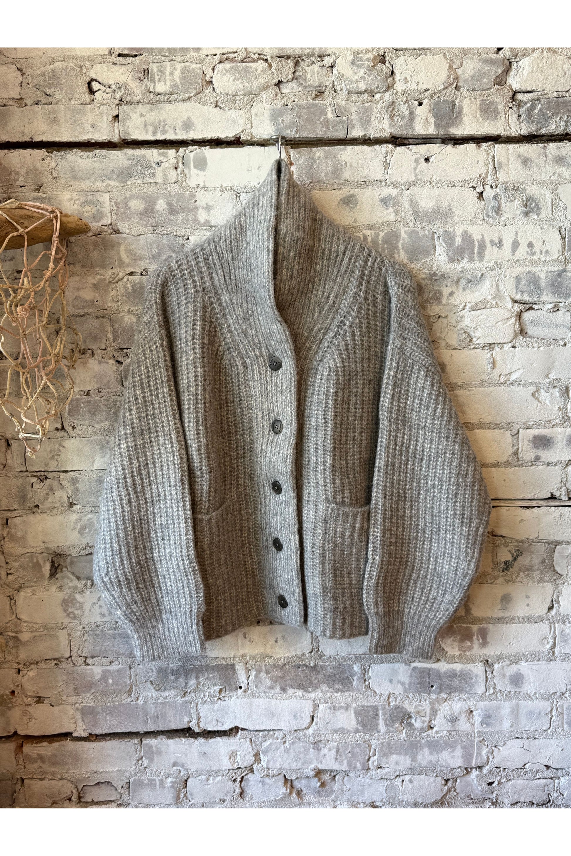 Oversized Shawl Cardigan - Chambray - DUNE + SALT