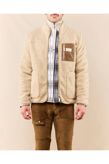 Men's Heroes Wool Fleece Jacket - Natural