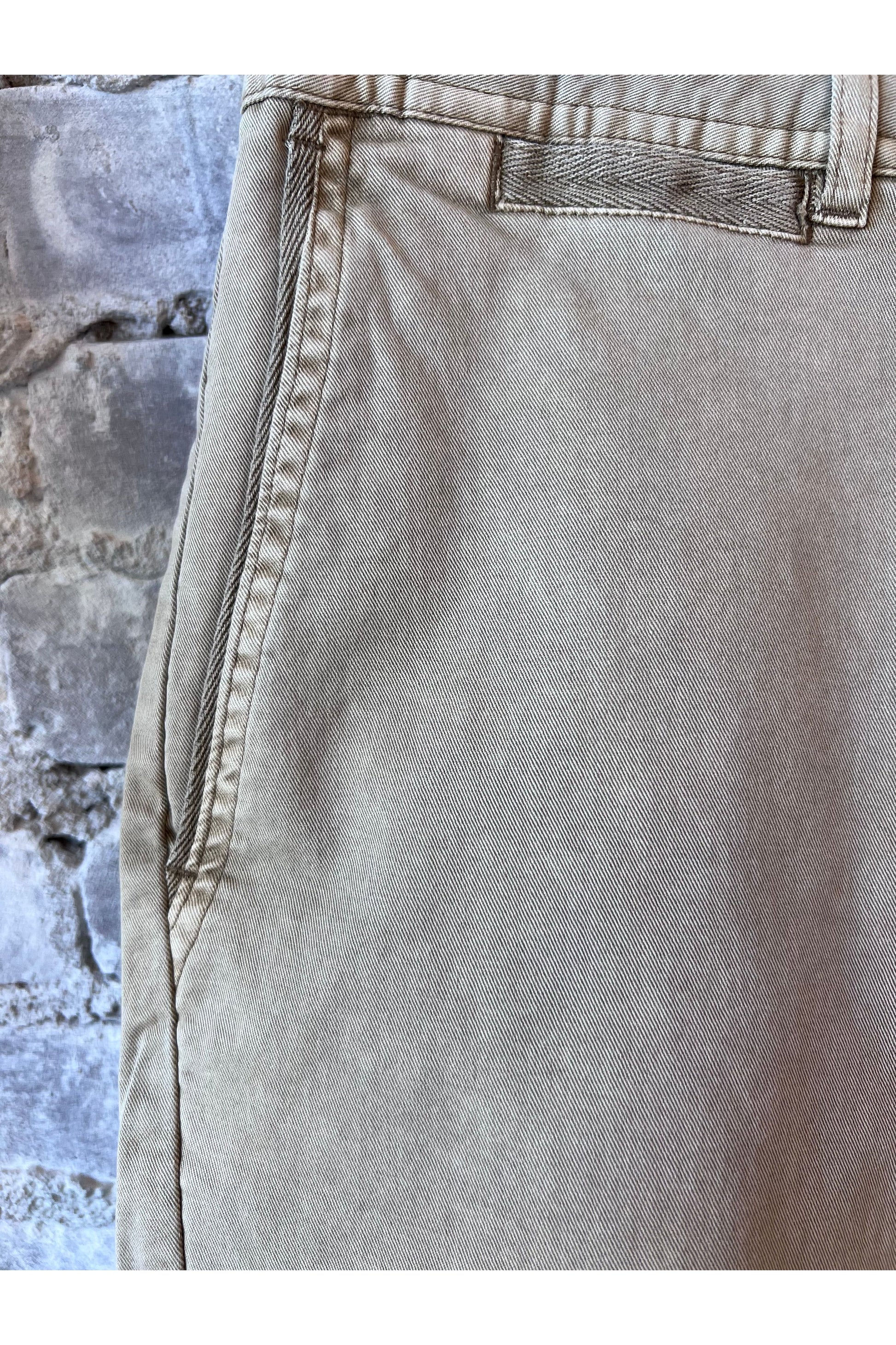 Andrew Stretch Twill Short - Chinchilla - DUNE + SALT