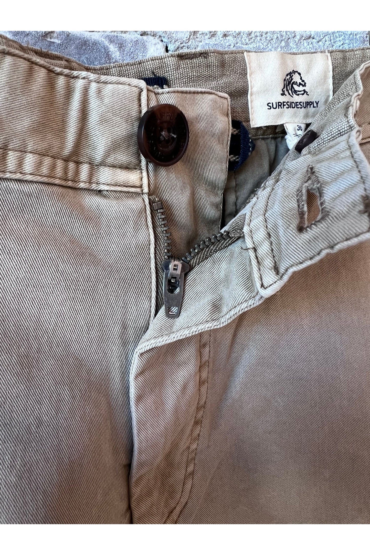 Andrew Stretch Twill Short - Chinchilla - DUNE + SALT