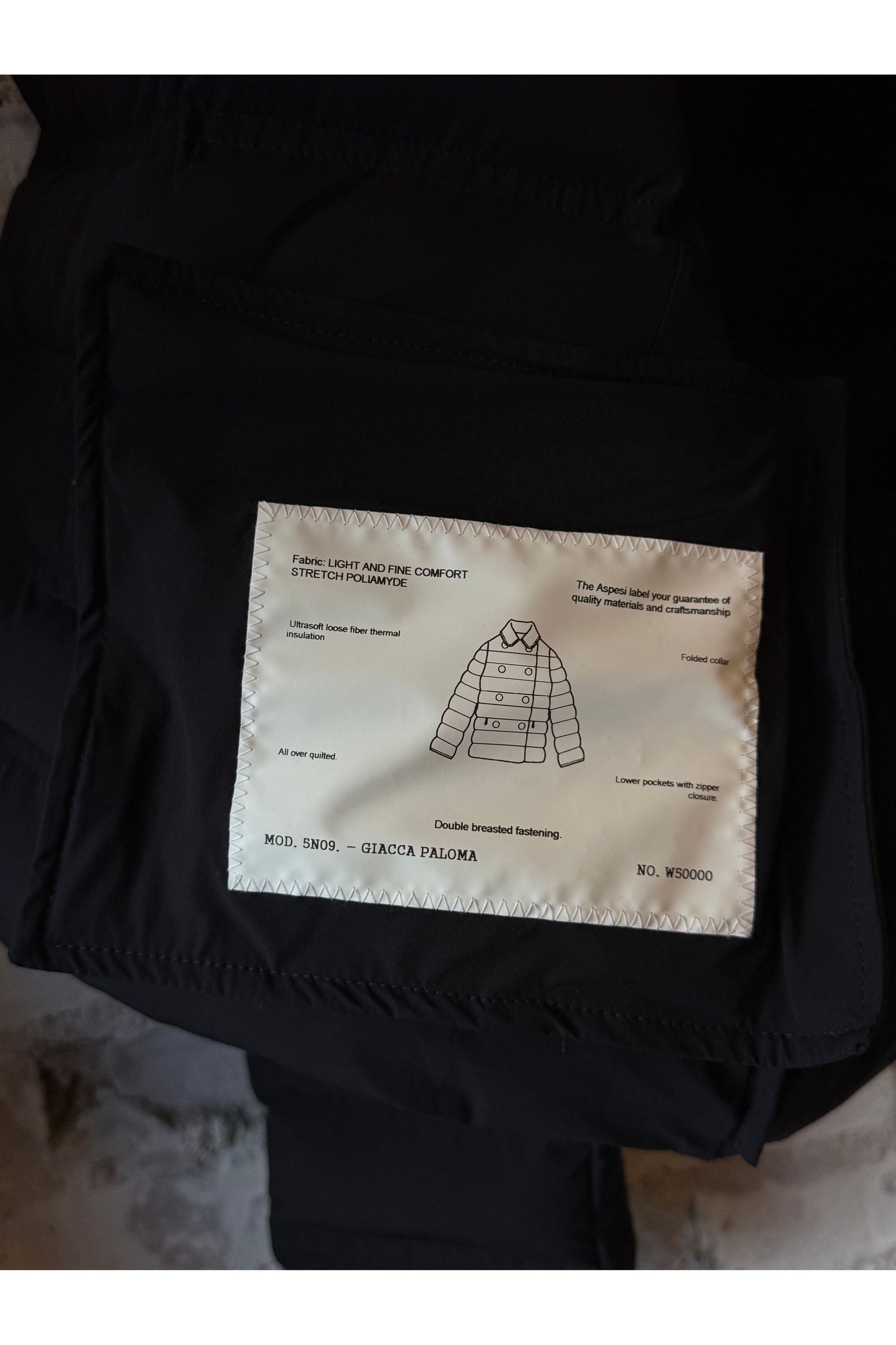 Paloma Quilted Stretch Nylon Puffer - Navy - DUNE + SALT