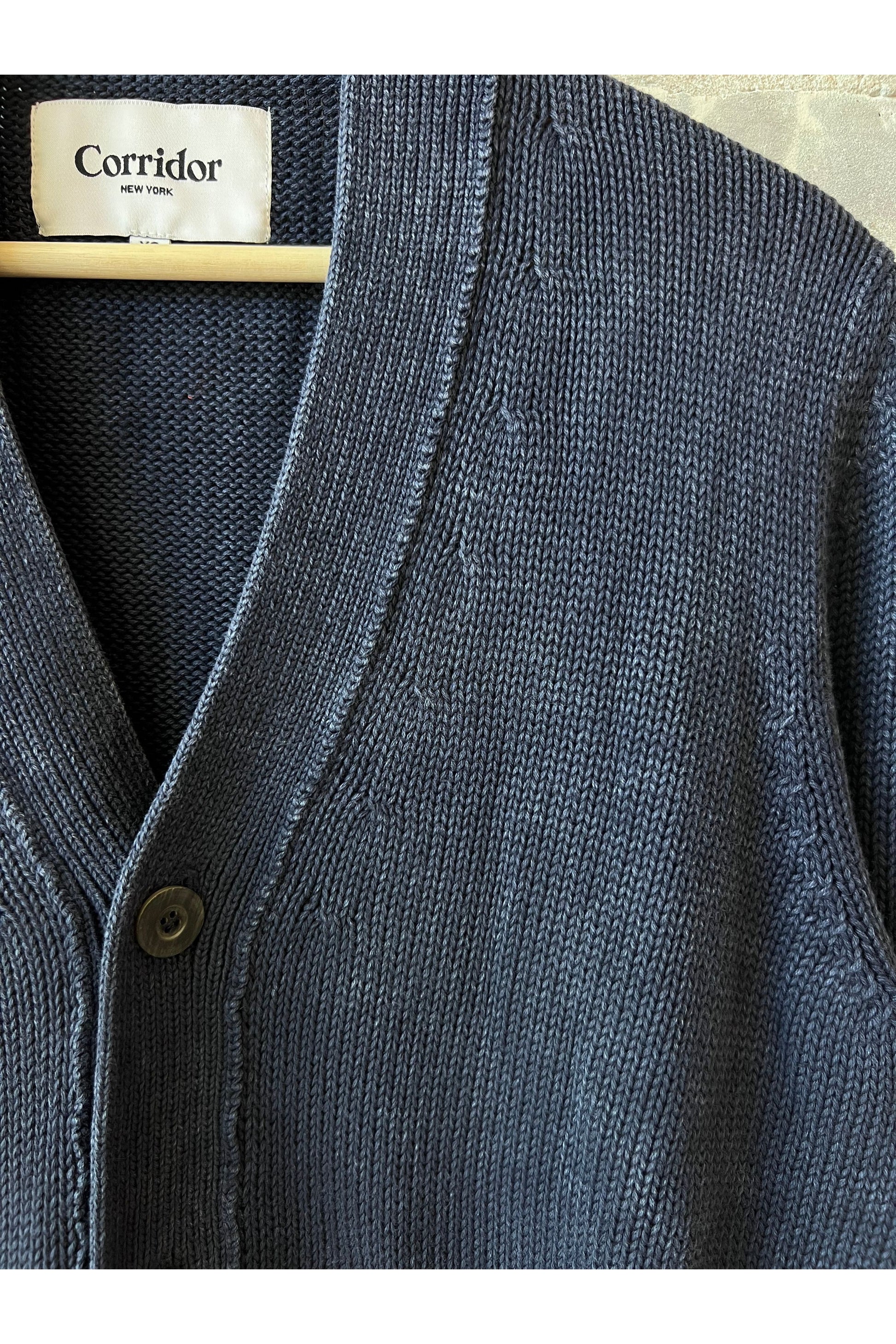 Acid Wash Cardigan - Midnight - DUNE + SALT