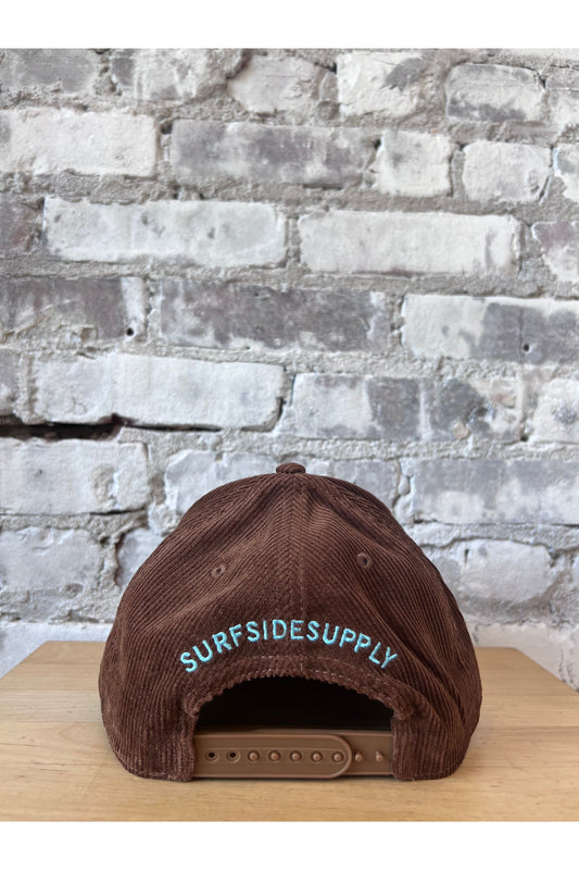 Surfside Corduroy Hat - Brown - DUNE + SALT