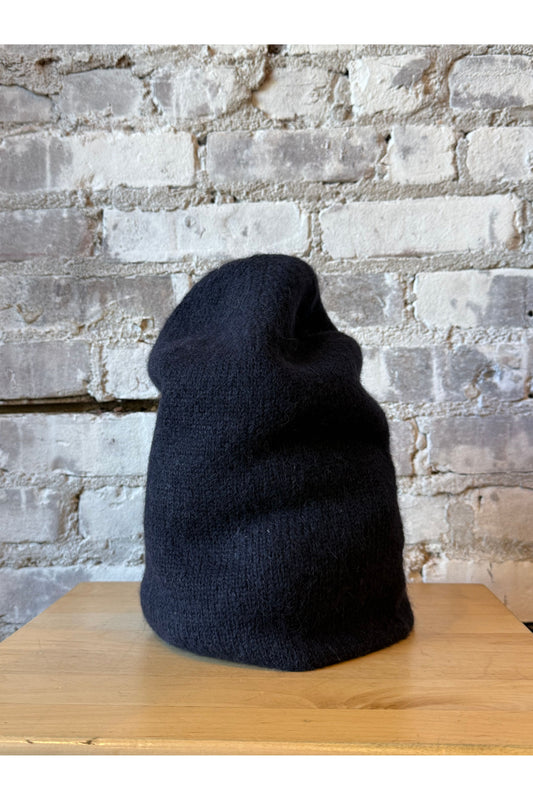 Baby Alpaca Andes Beanie - Dark Navy - DUNE + SALT