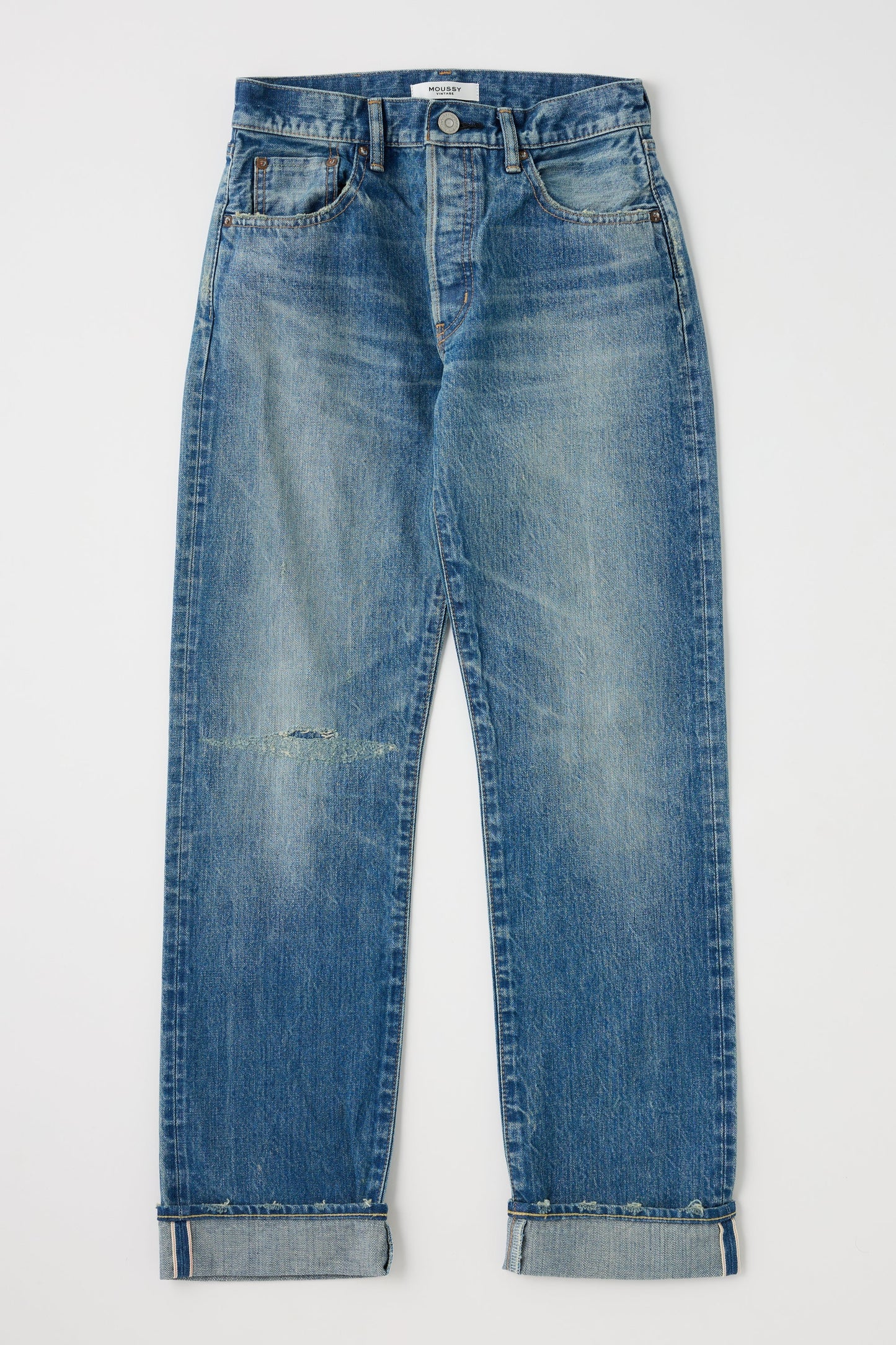 Frederica Straight Selvedge Jean - DUNE + SALT