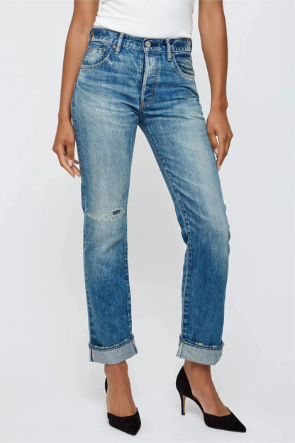 Frederica Straight Selvedge Jean - DUNE + SALT