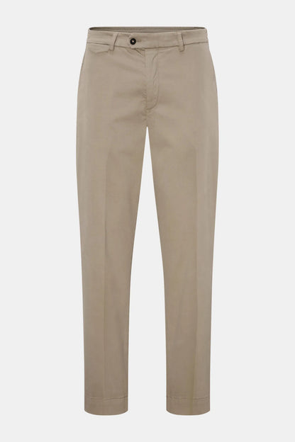 Cotton Sateen Flex Pant - Taupe - DUNE + SALT