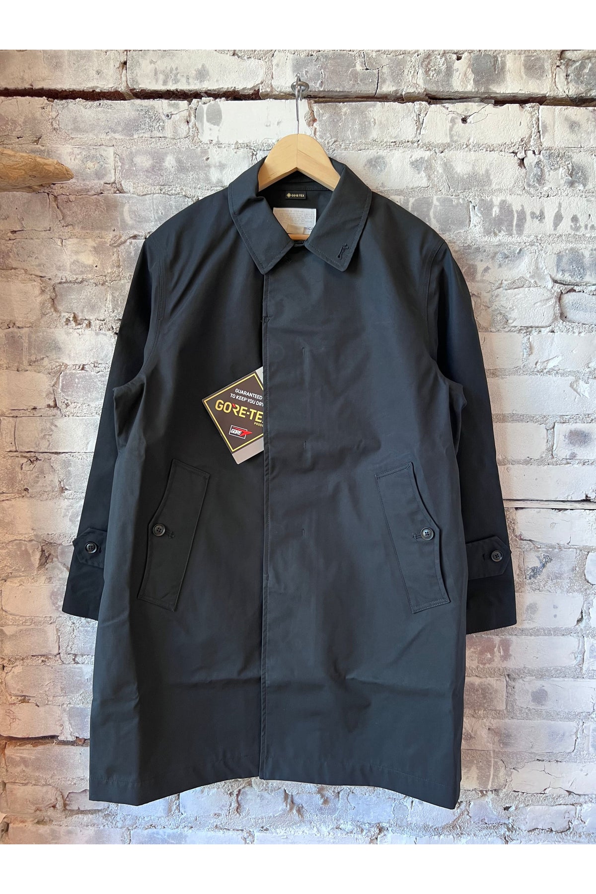 GORE-TEX Soutien Collar Coat - Black– DUNE + SALT