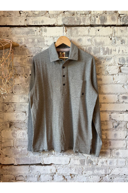 Mariner Polo - Grey Heather - DUNE + SALT