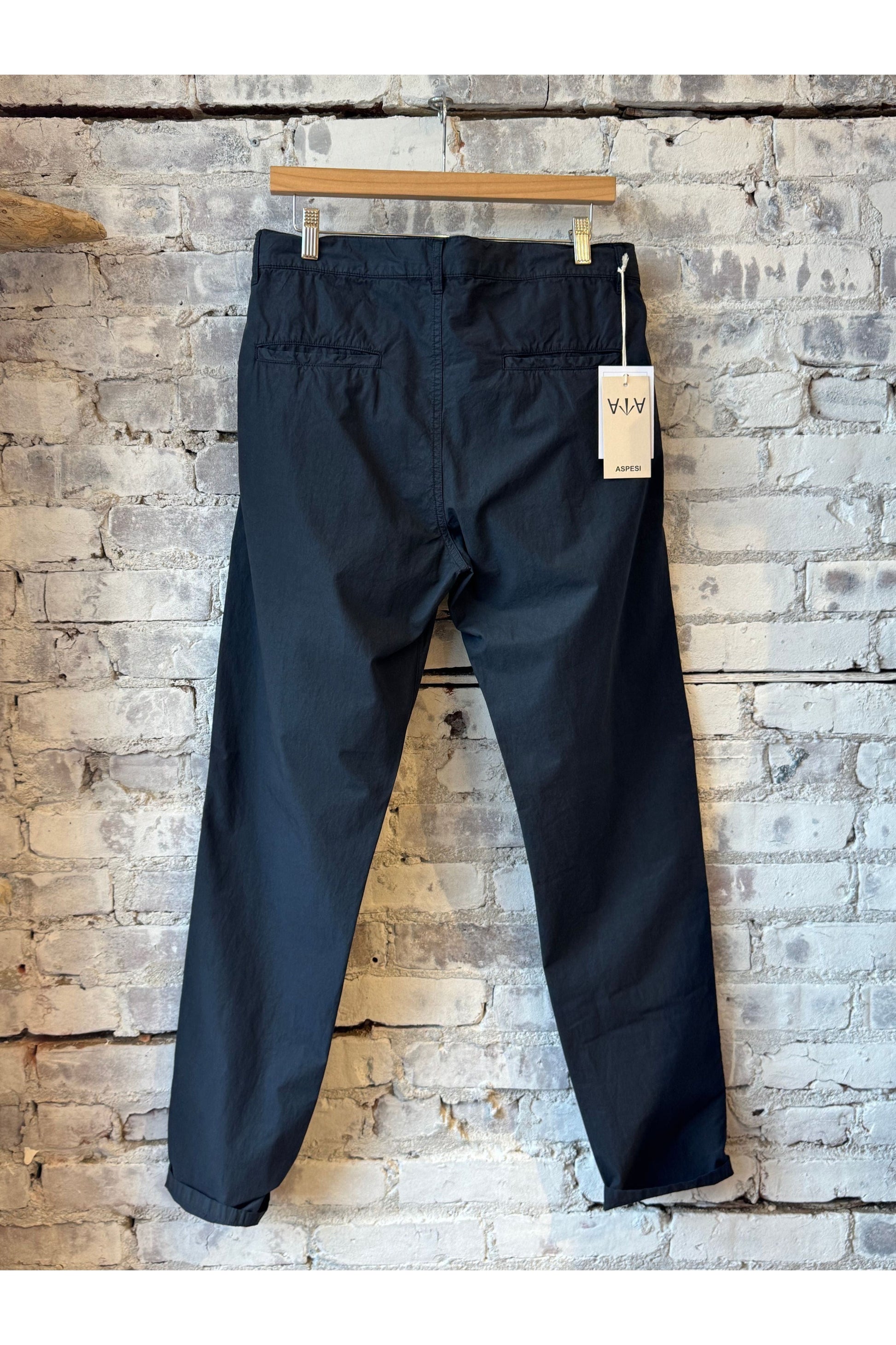 Cotton Poplin Chino - Navy - DUNE + SALT