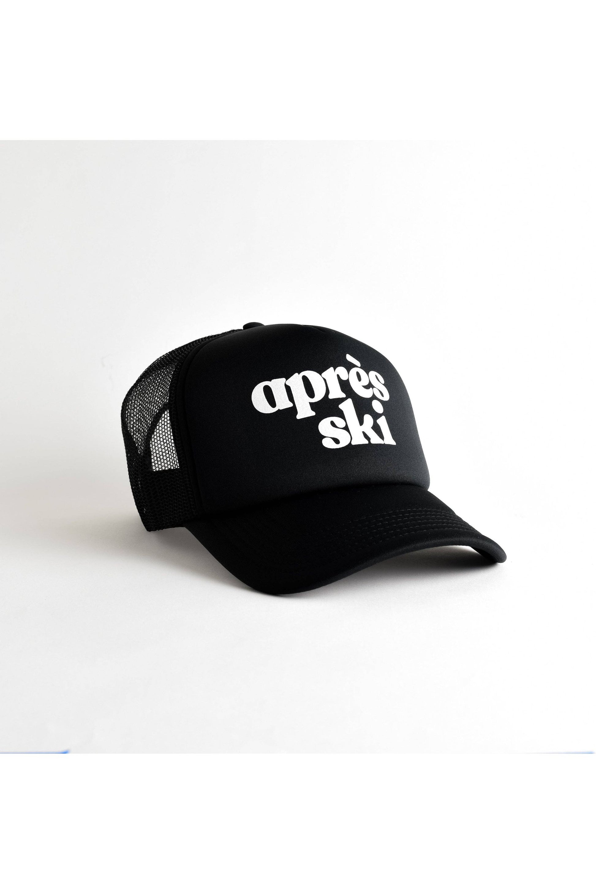 Après Ski Recycled Trucker Hat - Black - DUNE + SALT