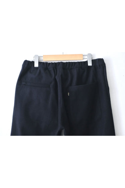 N.O.UN Felted Wool Trouser - Navy Twill